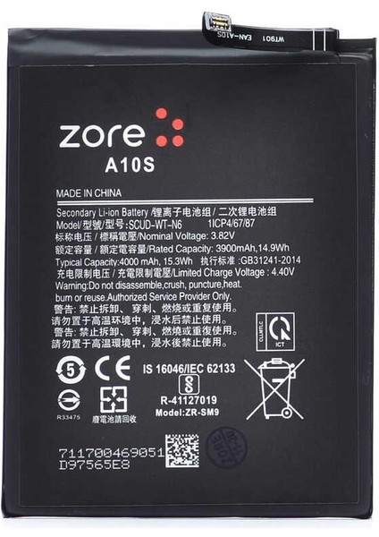 Galaxy A10S Zore Tam Uyumlu Batarya fiyatları