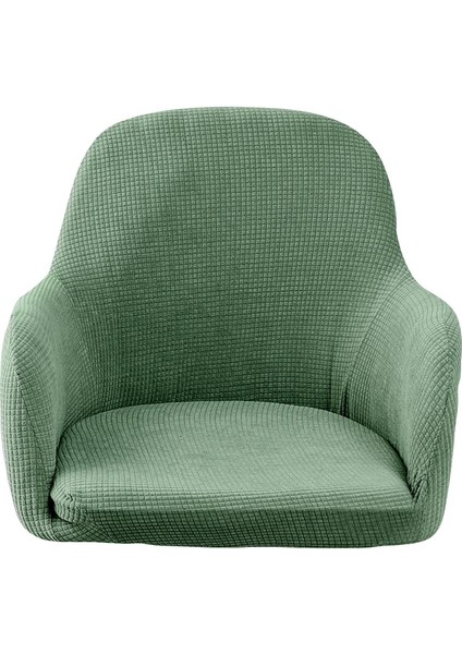 Jakarlı Yemek Sandalye Slipcovers Yemek Odası Sandalye Koruyucu Kahve (Yurt Dışından)