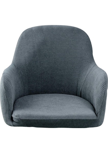 Jakarlı Yemek Sandalye Slipcovers Yemek Odası Sandalye Koruyucu Kahve (Yurt Dışından)