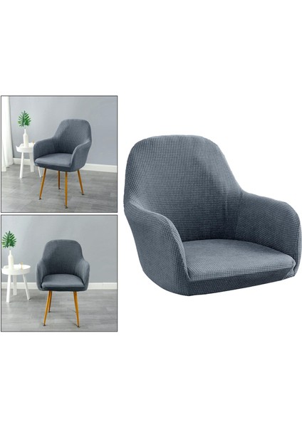 Jakarlı Yemek Sandalye Slipcovers Yemek Odası Sandalye Koruyucu Kahve (Yurt Dışından) modelleri