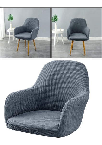 Jakarlı Yemek Sandalye Slipcovers Yemek Odası Sandalye Koruyucu Kahve (Yurt Dışından) fırsatları