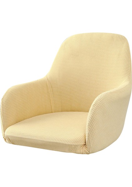 Jakarlı Yemek Sandalye Slipcovers Yemek Odası Sandalye Koruyucu Kahve (Yurt Dışından)