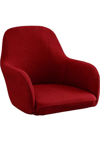 Jakarlı Yemek Sandalye Slipcovers Yemek Odası Sandalye Koruyucu Kahve (Yurt Dışından)