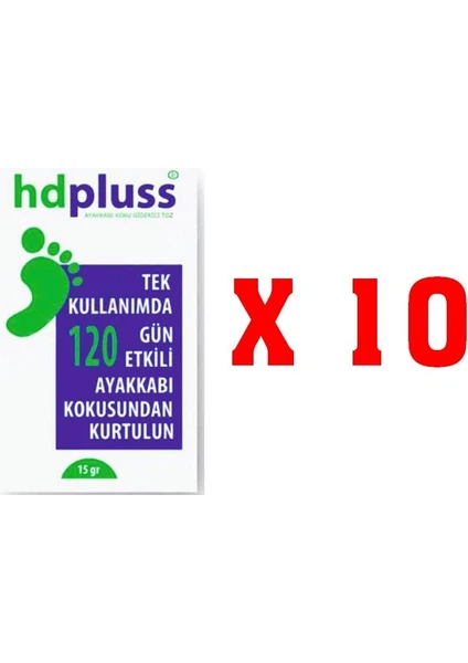 Hd Pluss Bot Koku Önleyici - 10 Adet