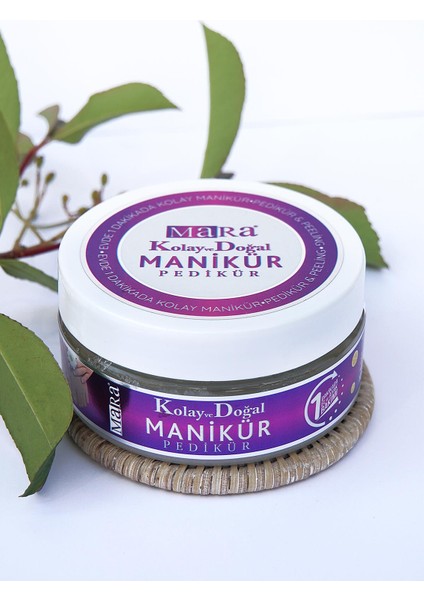 Evde Manikür Seti - Kolay Manikür Peeling 125G + Nailmed Tırnak Yağı 40ML