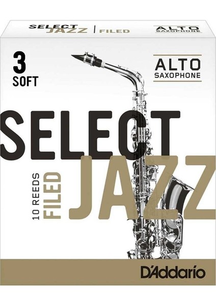 Rico Jazz Select RSF10ASX3S Alto Saksafon Kamışı No:3 Soft