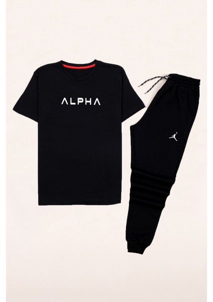 Alpha Baskılı Eşofman Takımı