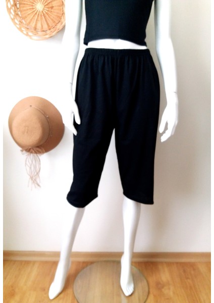 Unisex Siyah Düz Renk Kapri