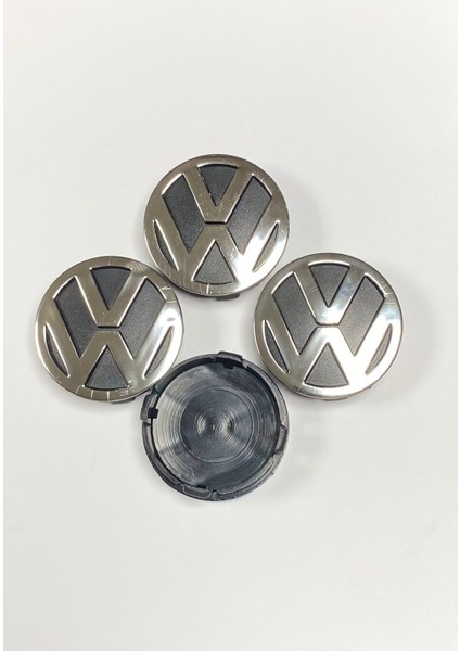 Shops Volkswagen Jant Göbeği (Ebat 55/60) (55MM Yuva) ( 4lü Set)