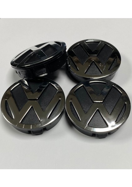 Shops Volkswagen Jant Göbeği (Ebat 55/60) (55MM Yuva) ( 4lü Set)