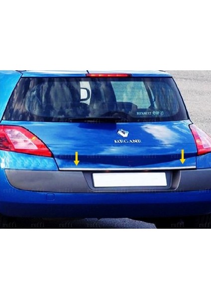 Renault Megane 2 Krom Bagaj Alt Çıta 2002-2009 Paslanmaz Çelik (HB) modelleri