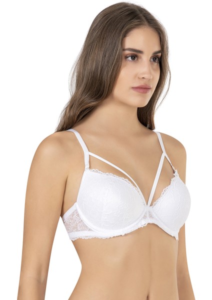 Lyon Dantelli Dolgulu Bralet Sütyen Beyaz | Lyon fırsatları