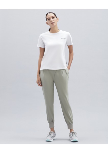 W Micro Coll Daily Jogger Pant Kadın Haki Eşofman Altı - S211078-801