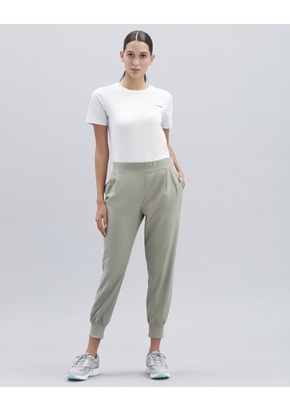 W Micro Coll Daily Jogger Pant Kadın Haki Eşofman Altı - S211078-801 modelleri