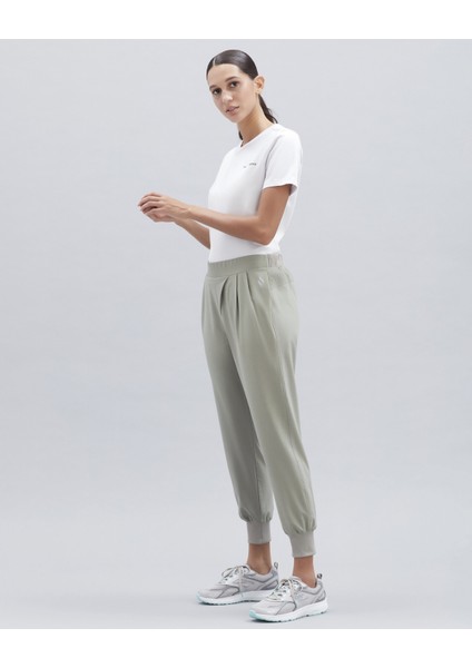 W Micro Coll Daily Jogger Pant Kadın Haki Eşofman Altı - S211078-801 fırsatları