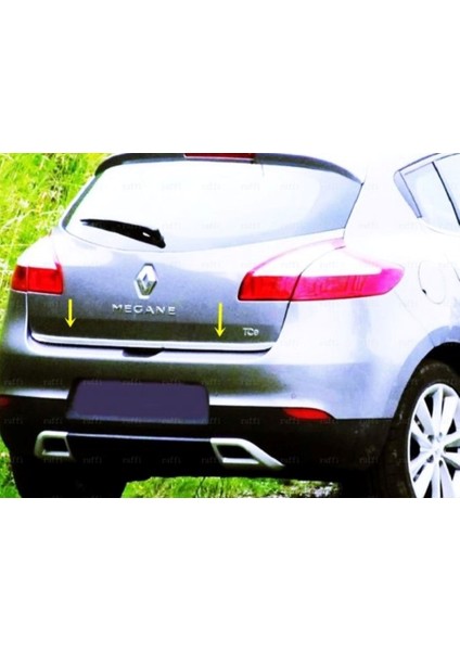 Renault Megane 3 Krom Bagaj Alt Çıta 2008-2016 Paslanmaz Çelik (HB) fırsatları