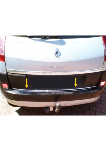 Renault Scenic 2 Krom Bagaj Alt Çıtası 2003-2009 Paslanmaz Çelik indirimleri