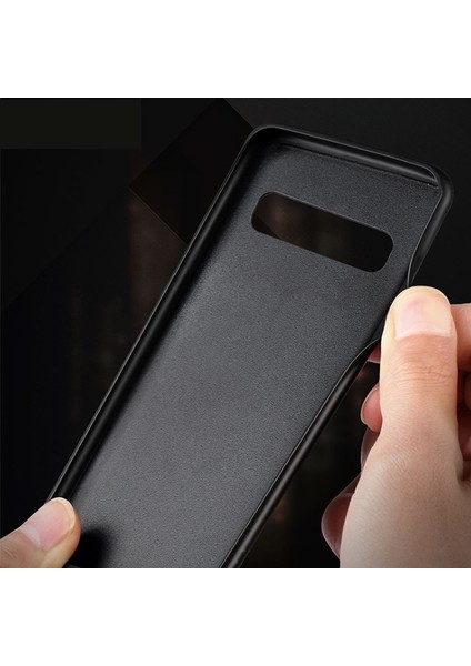 Galaxy S10 Için Vintage Stil Toza Darbeye Dayanıklı Pu Deri Kaplamalı Tpu Koruyucu Kılıf - Kahverengi (Yurt Dışından) modelleri