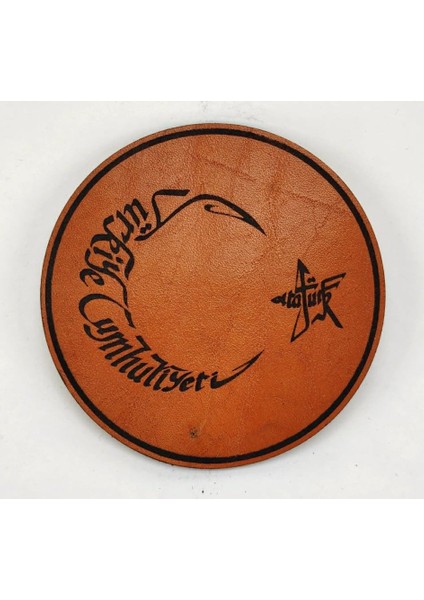 Ayyıldız Atatürk Deri Peç - Arma - Askeri Patch