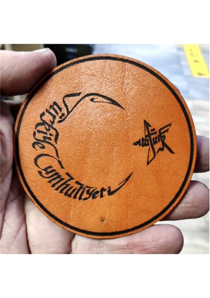Ayyıldız Atatürk Deri Peç - Arma - Askeri Patch