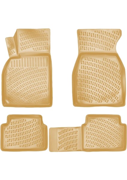 Renault Megane 2 Hb Bej 3D Havuzlu Paspas 2004-2010 Arası