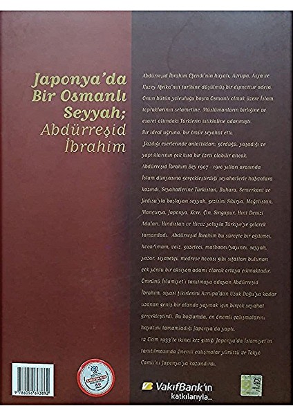 Japonya'da Bir Osmanlı Seyyah Abdürreşid İbrahim (Ciltli)