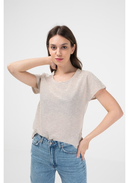 Lureksli Kadın Kısa Kollu T-Shirt
