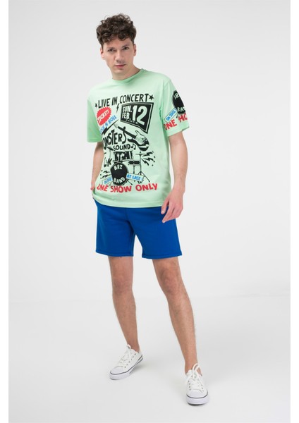 Baskılı Unisex Oversize T-shirt
