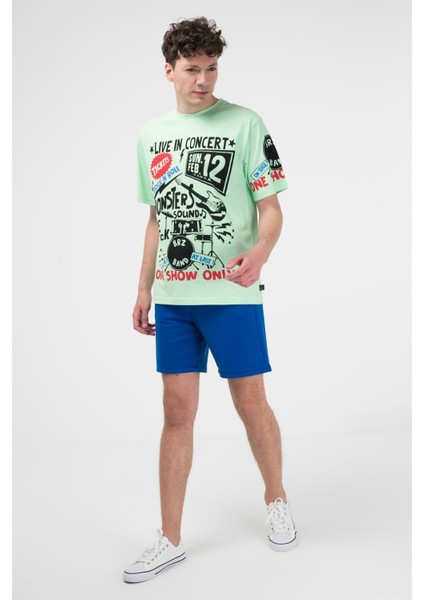 Baskılı Unisex Oversize T-shirt