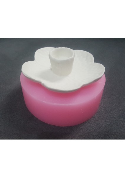 Zambak Çiçek Mumluk 10CM Silikon Kalıp K-321 modelleri