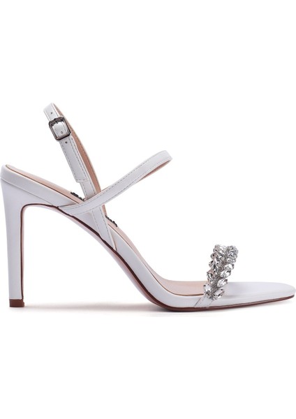 Tellu 2fx Beyaz Kadın Topuklu Sandalet fiyatları