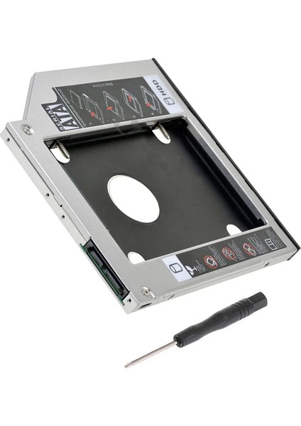 9.5mm Caddy Sata 9.5 mm SSD Harddisk Kutusu Kızak Laptop SSD Notebook Ikinci HDD Takma Metal Kasa