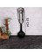 Silikon Metal Saplı Kepçe Mutfak Kepçesi 31 cm 2