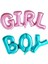 Cinsiyet Partisi Girl Boy Mavi Pembe Konfetili Balon Demeti 4