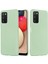 Galaxy A03S Için Çizilmeye Darbeye Dayanıklı Hassas Kesim Kayışlı Sıvı Silikon Telefon Kılıfı - Yeşil (Yurt Dışından) 3