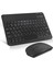 Samsung Galaxy Tab Active 3 T577 Tablet Için Uyumlu Slim Şarjlı Bluetooth Klavye ve Mouse Seti 1