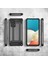 Galaxy A73 Uyumlu Kılıf Military Armor Çift Katmanlı Crash Silikon Kılıf Altın 5