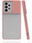 - Samsung Galaxy A73 - Kılıf Slayt Sürgülü Arkası Buzlu Lensi Kapak - Pembe Açık - T20774 1