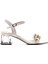 Montreal White Transparent Sandals 1