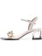 Montreal White Transparent Sandals 4