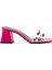 Sıdney Fuchsia Transparent Slipper 2