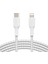 Örgülü Apple Lightning USB Type-C Hızlı Şarj ve Data Kablosu Beyaz 2 Metre CAA004BT2MWH 1