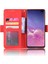 Galaxy S10 Plus Için Deri Kart Yuvalı ve Standlı Telefon Kılıfı - Kırmızı (Yurt Dışından) 5