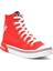 PO-10141 Kırmızı Kadın Bilek Boy Sneaker 3