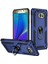 - Samsung Galaxy Note 5 - Kılıf Yüzüklü Zırh Tank Vega Kapak - Mavi 1