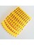 1000X Sarı Kablo Işaretleri Işaretleyici Numarası Etiket Etiketi Numarası No. 0 ~ 9 2.5mm² 2.5mm² Ec-1 (Yurt Dışından) 5