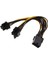 8-Pin Ila 2x 8-Pin 8 Pin (6 + 2pin) Pcıe Ekran Kartı Güç Uzatma Kablosu (Yurt Dışından) 4
