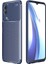 - Vivo Y53S 4G - Kılıf Auto Focus Karbon Negro Silikon Kapak - Lacivert 1