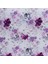 Mor Mürdüm Renkli Çiçekli Dokuma Dijital Baskılı Kadife Şönil 1