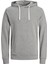 Jack & Jones Holmen Sweat Hood Noos Erkek Gri Sweatshirt 12136885-05 1